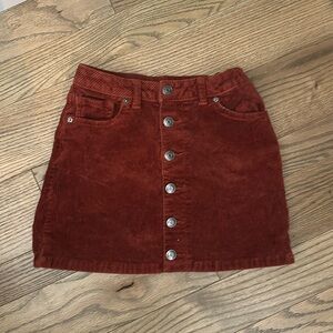 🍂Cat & Jack Courdoroy Burnt Orange Skirt🍂